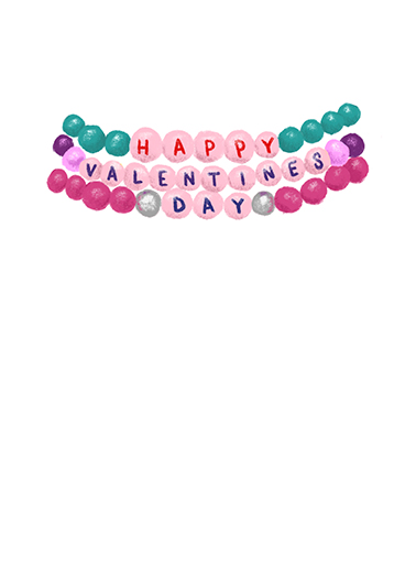 Bracelets VAL Valentine's Day Card Inside