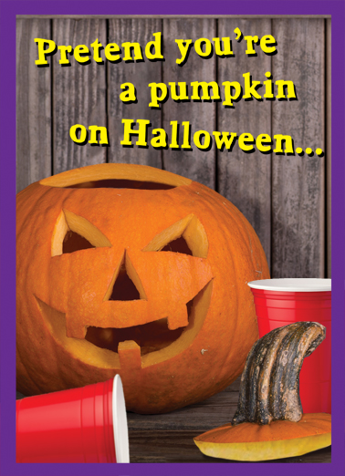 Brains Out Halloween Card Cover