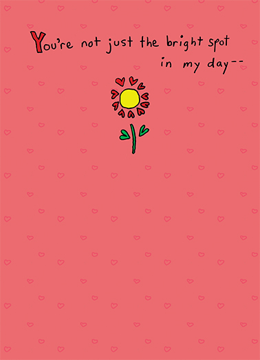 Bright Spot 5x7 greeting Ecard Cover