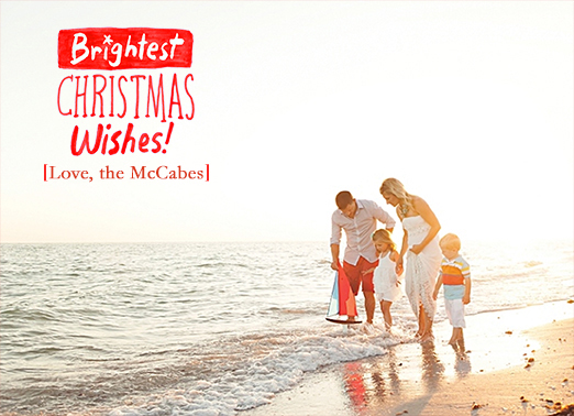 Brightest Wishes Christmas Ecard Cover