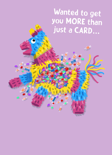 Broke Pinata  Card Cover