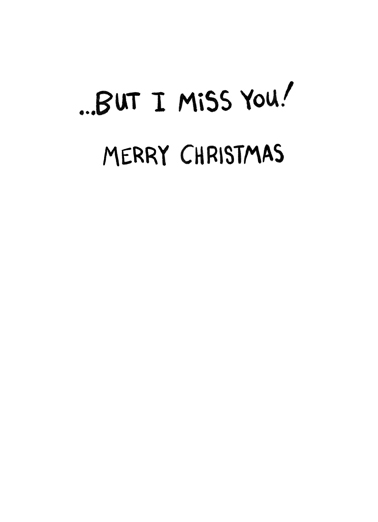 Broken Up XMAS  Ecard Inside