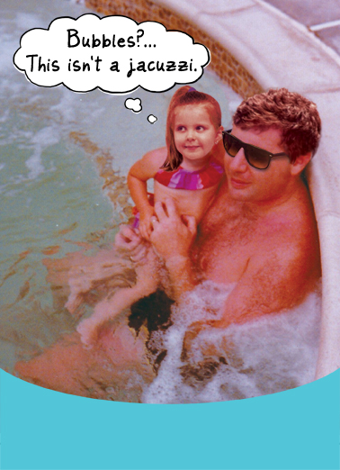 Bubbles In Jacuzzi For Him Ecard Cover