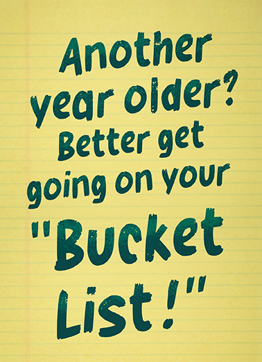 Bucket List Beer Card Cover