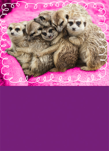 Bunches Of Hugs Anytime 5x7 greeting Ecard Cover
