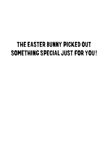 Bunny Pick Out  Ecard Inside