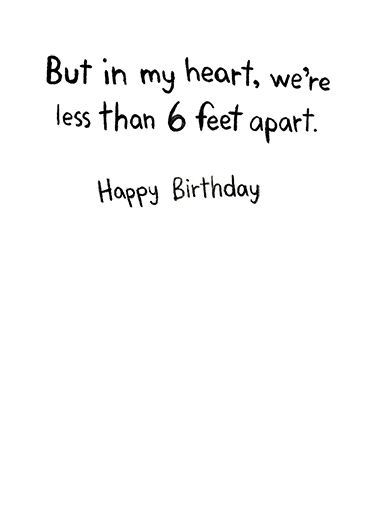 But In My Heart BDAY  Card Inside