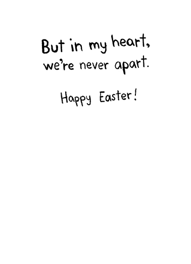 But In My Heart Easter Easter Card Inside
