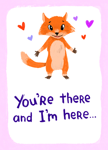 But In My Heart VAL Cute Animals Ecard Cover