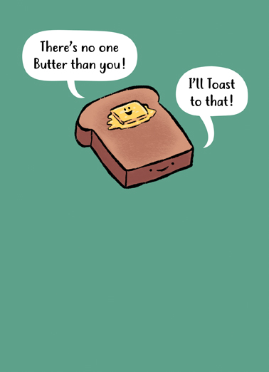 Butter Toast Lee Ecard Cover