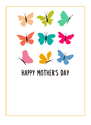 Butterflies MD For Any Mom Card Cover