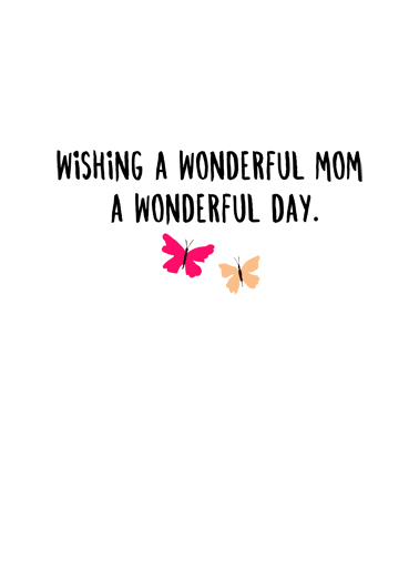 Butterflies MD For Any Mom Ecard Inside