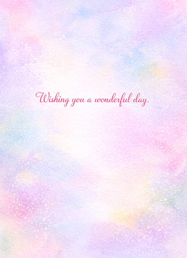 Butterflies Water Can Mother's Day Ecard Inside