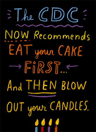 CDC Birthday Advice  Ecard Cover