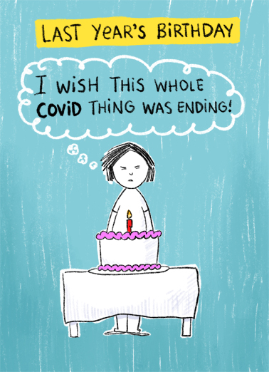 COVID BDAY Cartoons Ecard Cover