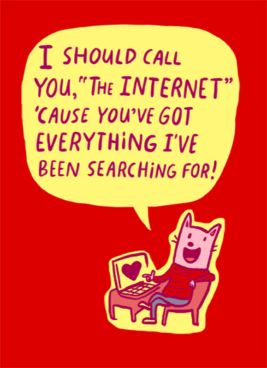 Call You the Internet Valentine's Day Ecard Cover