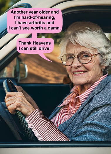 Can Still Drive Aging Ecard Cover