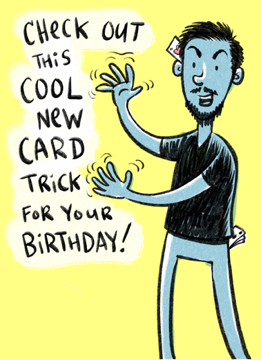 Card Trick Funny Ecard Cover