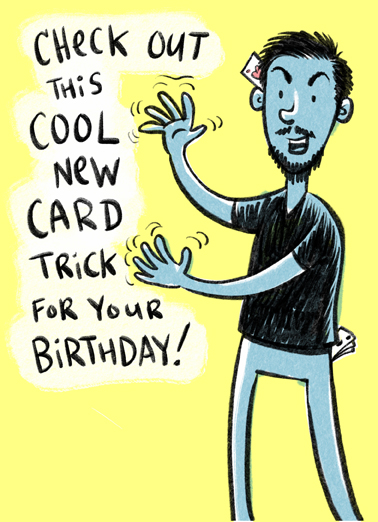 Card Trick Birthday Ecard Cover