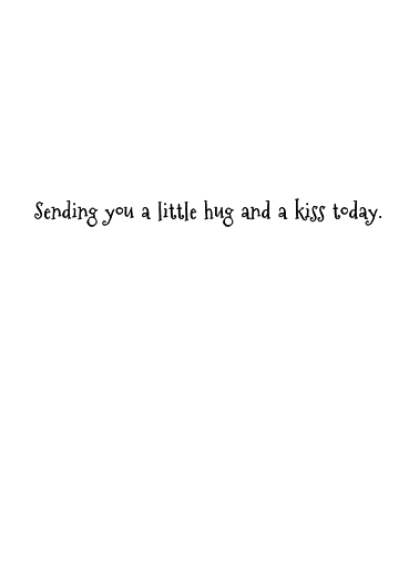 Cat Hug HUG DAY Miss You Ecard Inside