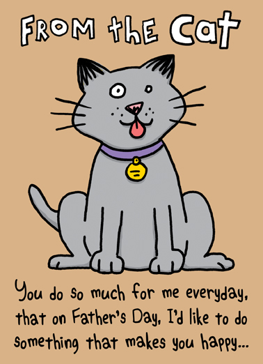 Cat Make You Happy Cartoons Ecard Cover