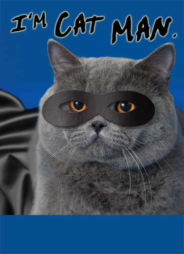 Cat Man  Card Cover