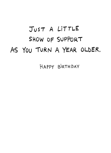 Cat Support  Card Inside
