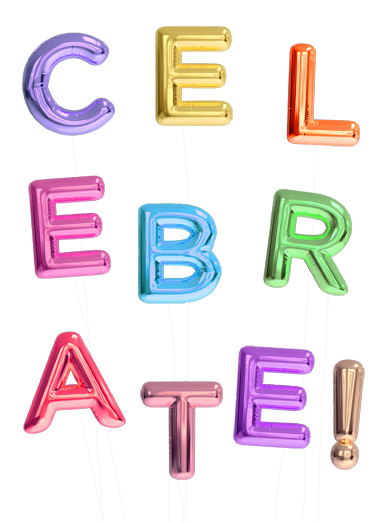 Celebrate Balloons Uplifting Cards Ecard Cover