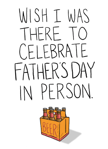 Celebrate In Person FD Father's Day Card Cover