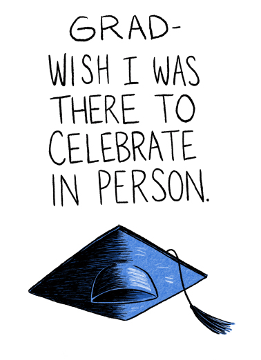 Celebrate In Person Grad Travis Ecard Cover