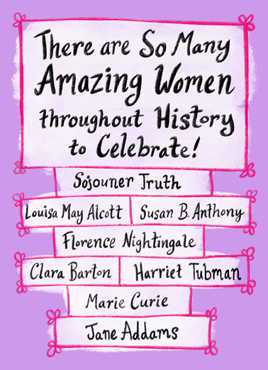 Celebrate Women For Spouse Card Cover