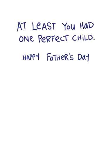 Challenging Dad  Card Inside