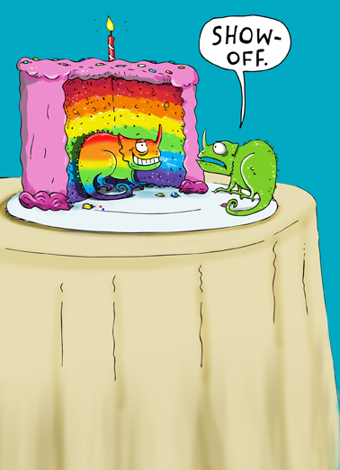 Chameleons 5x7 greeting Card Cover