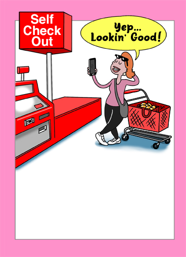 Check Out Mom Shopping Ecard Cover