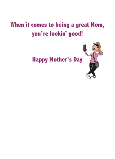 Check Out Mom Mother's Day Card Inside