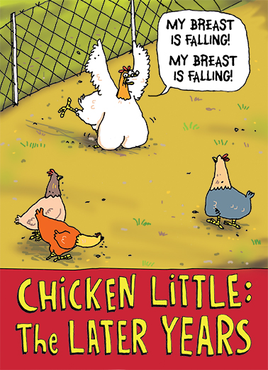 Chicken Little For Us Gals Card Cover