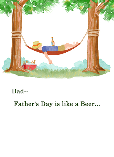 Chill Best Results FD Father's Day Ecard Cover
