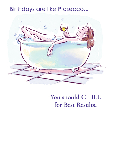 Chill Best Results Drinking Ecard Cover