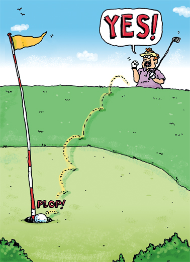 Chip In Golf Ecard Cover