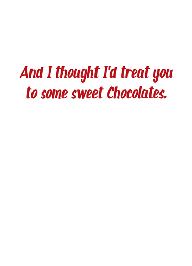 Chocolate Labs Val Valentine's Day Ecard Inside