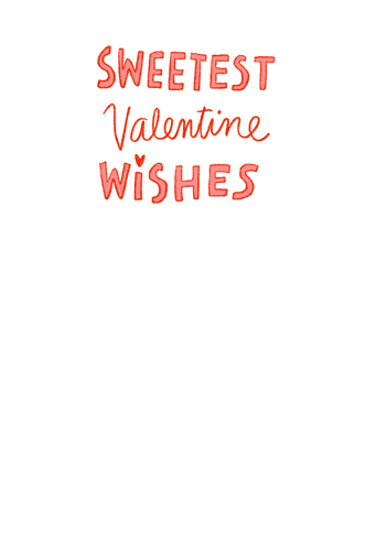 Chocolates and Candy Hearts Valentine's Day Ecard Inside