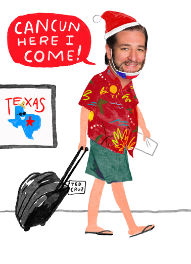 Christmas Cancun Cruz Ted Cruz Ecard Cover