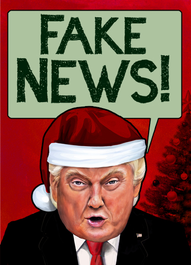 Christmas Fake News  Ecard Cover