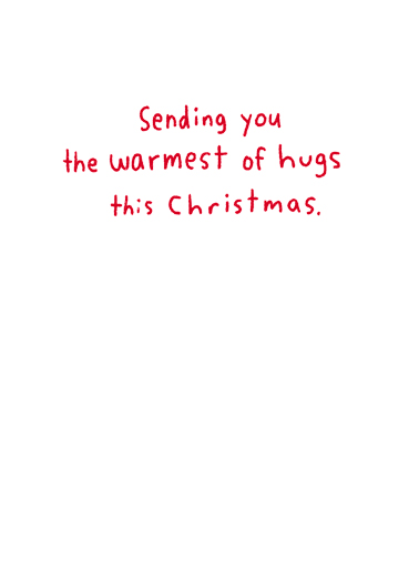 Christmas Foxes  Card Inside