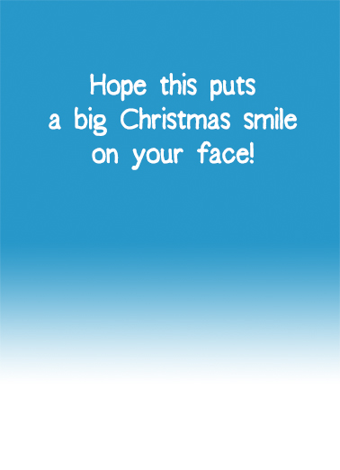 Christmas Smile Money Wallet  Ecard Inside