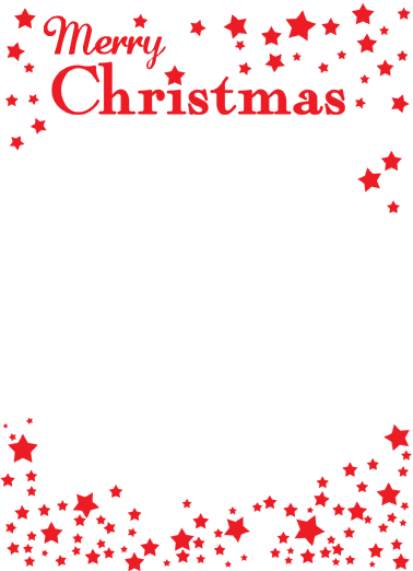 Christmas Stars Christmas Card Cover