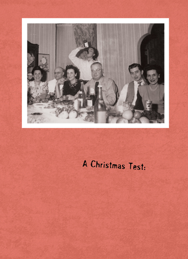 Christmas Test  Card Cover