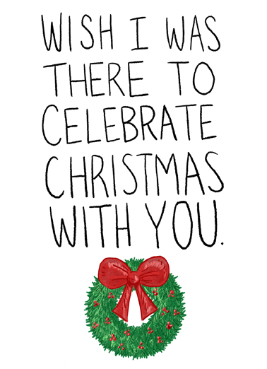 Christmas With You Hug Card Cover