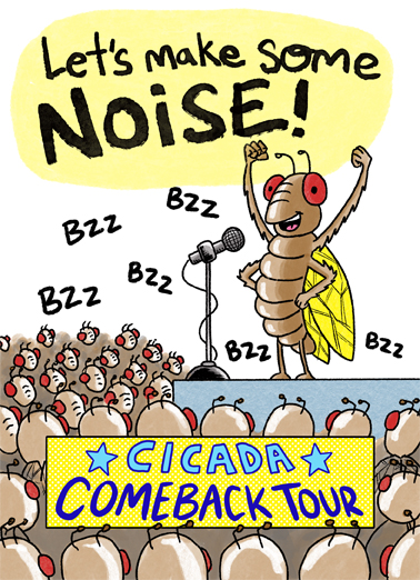 Cicada Tour  Ecard Cover