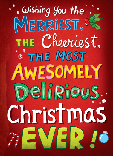 Classic Christmas Wishes Ecard Cover